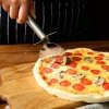 Nóż do Pizzy - Okrągły Radełko ze Stali, Pewny Chwyt łatwe krojenie pizzy